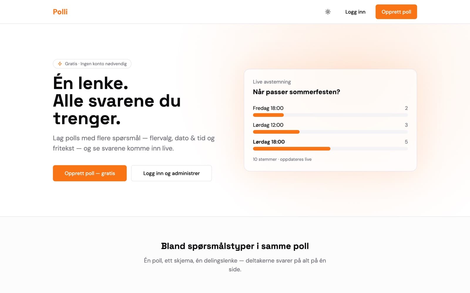 Skjermbilde av Polli